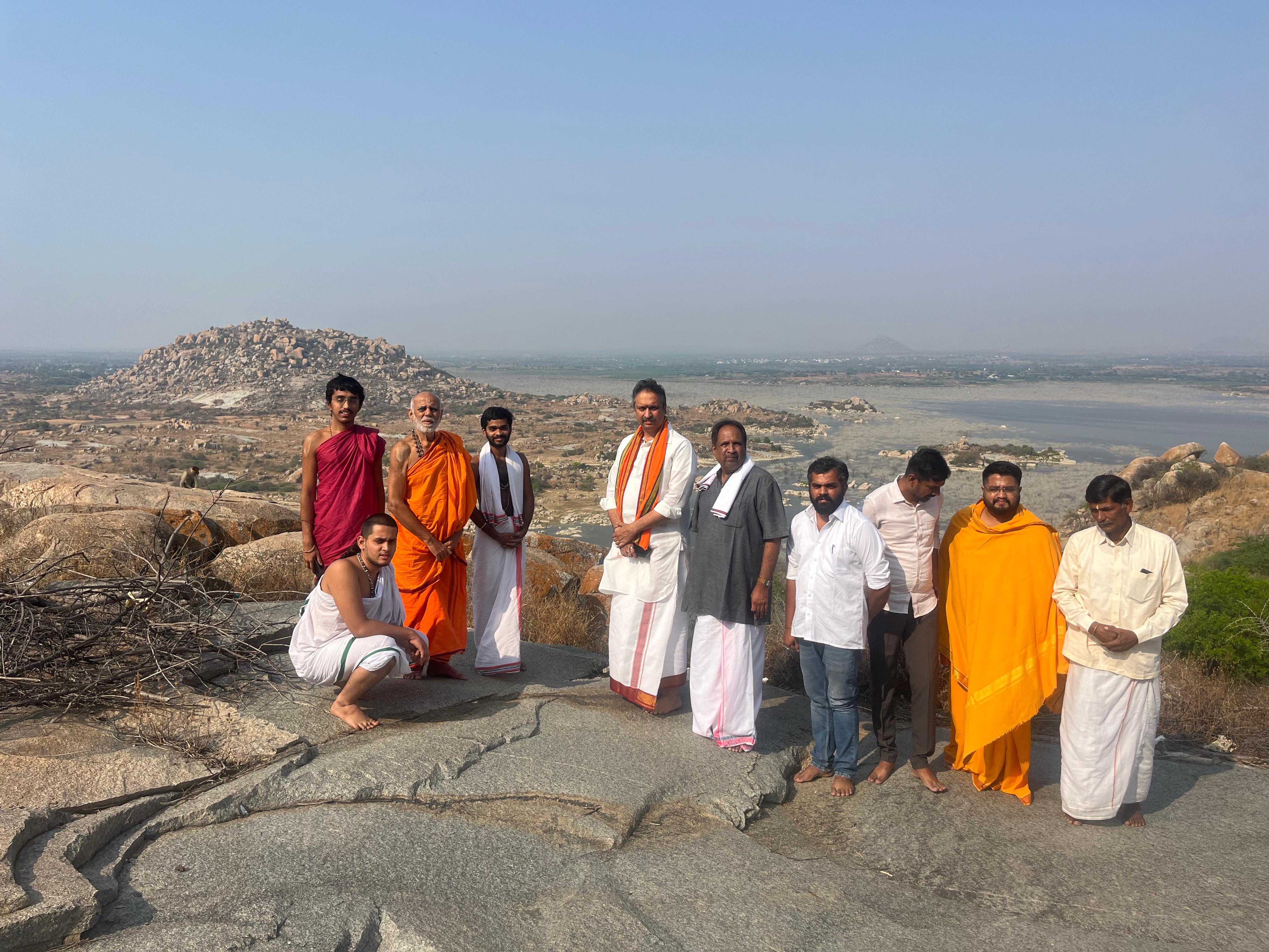 Visit of  the historic site of Vyasa Samudra
